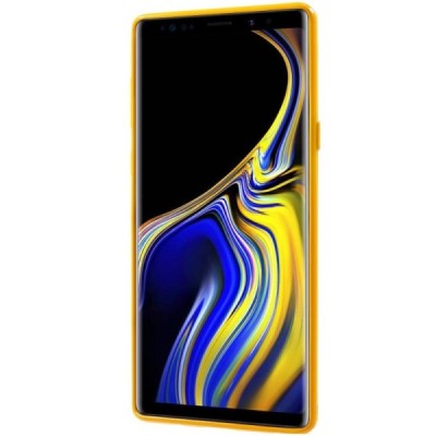 Samsung Galaxy Note 9 (N960F) Mercury dzeltens cieta silikona (TPU) apvalks / vacins.lv