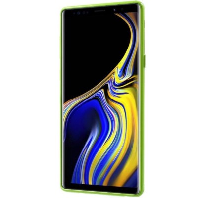 Samsung Galaxy Note 9 (N960F) Mercury žalias kieto silikono tpu dėklas - nugarėlė / Priedai.lt