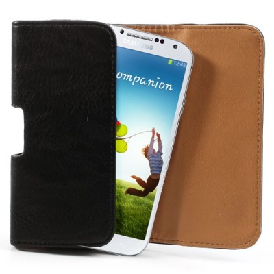 Universāls aizverams melns maciņš, ar kabatiņu kartem ielikt un iespēju piestiprināt pie siksnas (L izmērs) / Vacins.lv