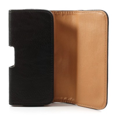 Universāls aizverams melns maciņš, ar kabatiņu kartem ielikt un iespēju piestiprināt pie siksnas (L izmērs) / Vacins.lv