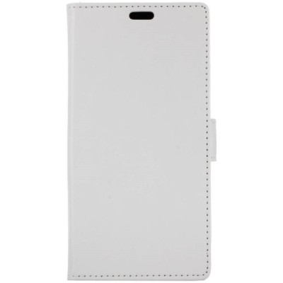 HTC U12 Plus atvēramais ādas balts maciņš (maks) / Vacins.lv