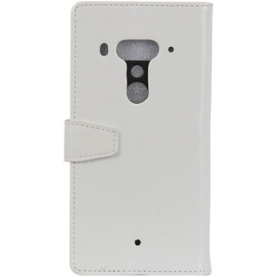 HTC U12 Plus atvēramais ādas balts maciņš (maks) / Vacins.lv