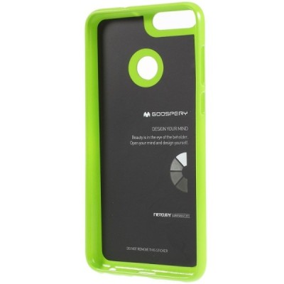 Huawei P smart 2018 (Enjoy 7S) žalias Mercury kieto silikono (TPU) dėklas - nugarėlė / Priedai.lt