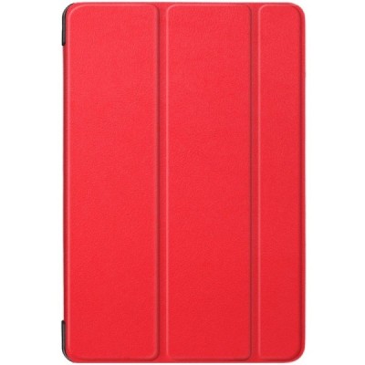 Samsung Galaxy Tab S4 10.5 (T835, T830) atverčiamas raudonas odinis dėklas - knygutė (sulankstomas) / Priedai.lt