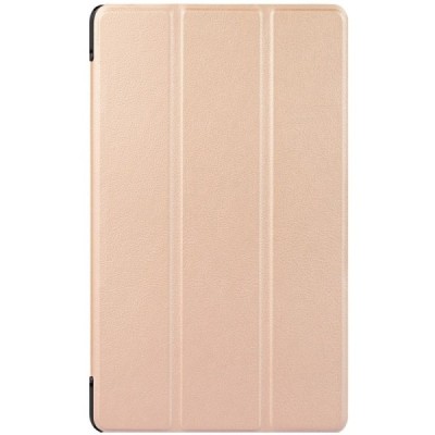 Lenovo Tab4 8.0 (TB-8504F) atverčiamas auksinis odinis dėklas (sulankstomas) / Priedai.lt