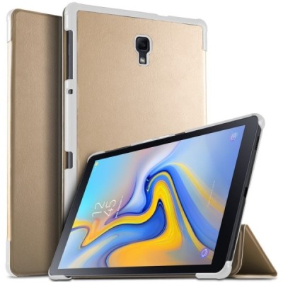 Samsung Galaxy Tab A 10.5 2018 (T590, T595) atvēramais zelta maciņš / Vacins.lv