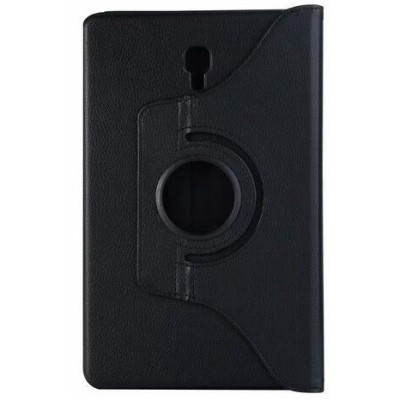 Samsung Galaxy Tab A 10.5 2018 (T590, T595) atvēramais melns ādas maciņš, grozās 360° grādu apjomā / Vacins.lv