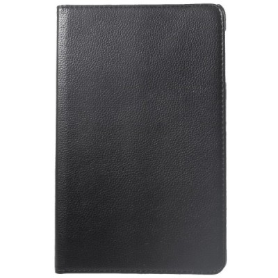 Samsung Galaxy Tab A 10.5 2018 (T590, T595) atvēramais melns ādas maciņš, grozās 360° grādu apjomā / Vacins.lv