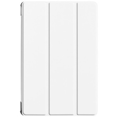 Samsung Galaxy Tab S4 10.5 (T835, T830) atverčiamas baltas odinis dėklas - knygutė (sulankstomas) / Priedai.lt