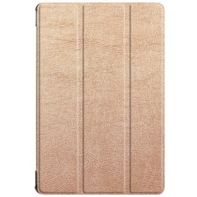 Samsung Galaxy Tab S4 10.5 (T835, T830) atverčiamas auksinis odinis dėklas - knygutė (sulankstomas) / Priedai.lt