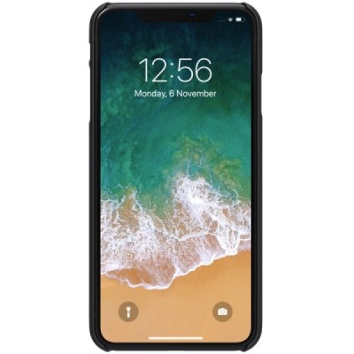 Nillkin Frosted Shield Apple iPhone Xs Max juodas plastikinis dėklas / Priedai.lt