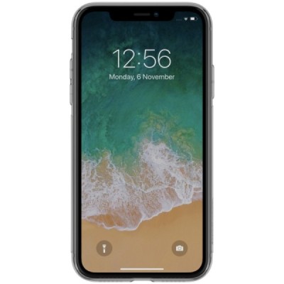 Apple iPhone Xr Nillkin Nature pelēks (caurspīdīgs) silikona planākais apvalks / Vacins.lv