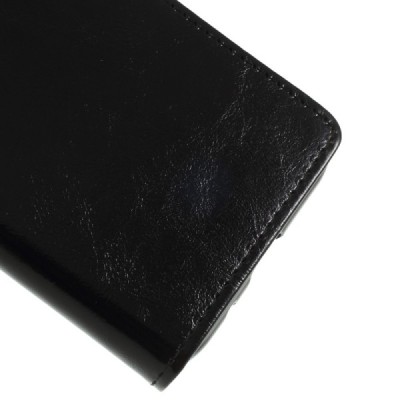 Huawei Y5 2018 (Honor 7S) atvēramais ādas melns maciņš, grāmata (maks) / Vacins.lv