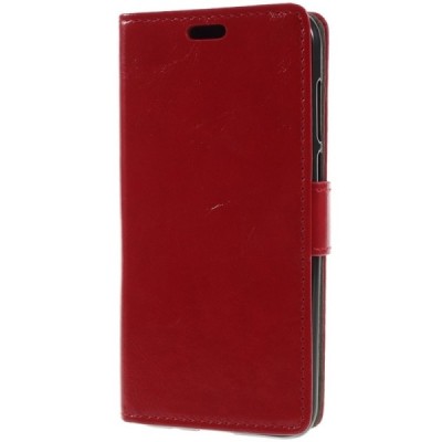 Huawei Y5 2018 (Honor 7S) atvēramais ādas sarkans maciņš, grāmata (maks) / Vacins.lv