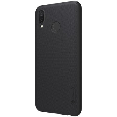 Huawei Honor Play Nillkin Frosted Shield juodas plastikinis dėklas / Priedai.lt