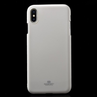 Apple iPhone Xs Max Mercury balts cieta silikona (TPU) apvalks / vacins.lv