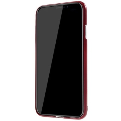 Apple iPhone Xs Max Mercury raudonas kieto silikono TPU dėklas - nugarėlė / Priedai.lt