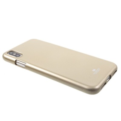 Apple iPhone Xs Max Mercury auksinis kieto silikono TPU dėklas - nugarėlė / Priedai.lt