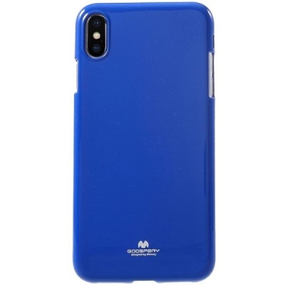 Apple iPhone Xs Max Mercury tamsiai mėlynas kieto silikono TPU dėklas - nugarėlė / Priedai.lt