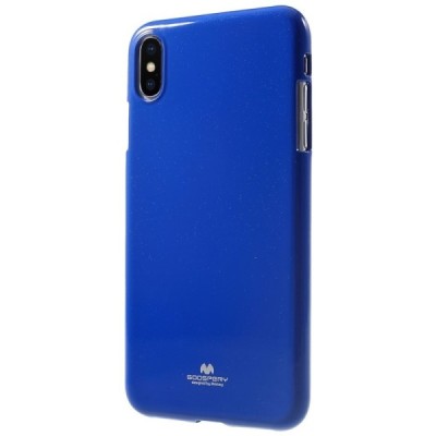 Apple iPhone Xs Max Mercury tamsiai mėlynas kieto silikono TPU dėklas - nugarėlė / Priedai.lt