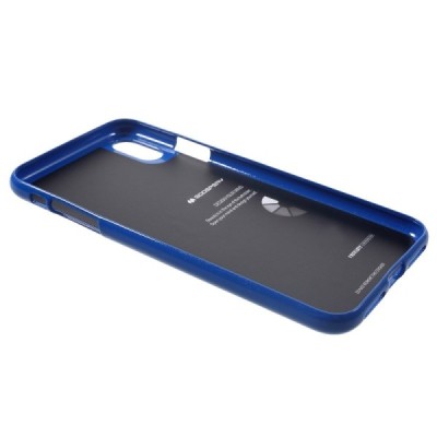 Apple iPhone Xs Max Mercury tamsiai mėlynas kieto silikono TPU dėklas - nugarėlė / Priedai.lt