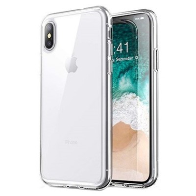 Apple iPhone Xs Max kieto silikono TPU skaidrus dėklas - nugarėlė / Priedai.lt