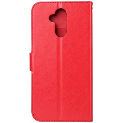 Huawei Mate 20 Lite atvēramais ādas sarkans maciņš (maks) / Vacins.lv