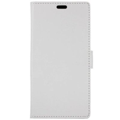 Sony Xperia XZ3 atvēramais ādas balts maciņš (maks) / Vacins.lv