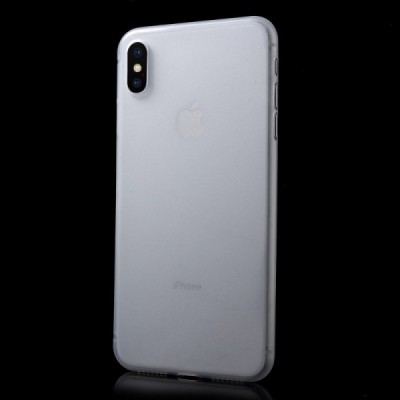 Ploniausias pasaulyje plastikinis Apple iPhone Xs Max baltas dėklas - nugarėlė / Priedai.lt