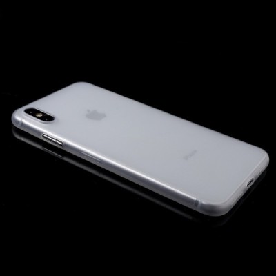 Ploniausias pasaulyje plastikinis Apple iPhone Xs Max baltas dėklas - nugarėlė / Priedai.lt