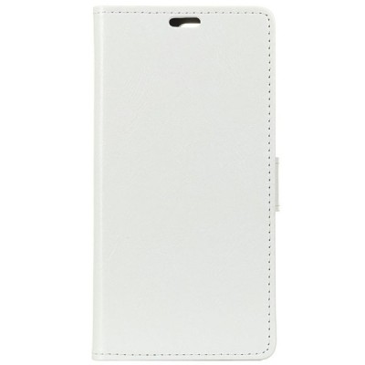 Huawei Mate 20 Pro atverčiamas baltas odinis dėklas - piniginė / Priedai.lt