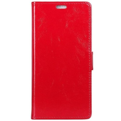 Huawei Mate 20 Pro atvēramais ādas sarkans maciņš (maks) / Vacins.lv