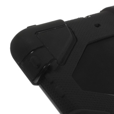 Apple iPad Mini 1 / 2 / 3 / 4 pastiprinātas aizsardzības melns apvalks | Vacins.lv