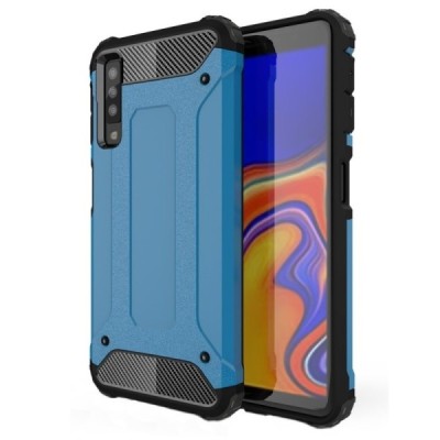Pastiprinātas aizsardzības zils Samsung Galaxy A7 (2018) apvalks / Vacins.lv