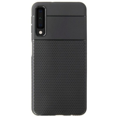 Samsung Galaxy A7 (2018) „Pattern“ kieto silikono TPU juodas dėklas - nugarėlė / Priedai.lt