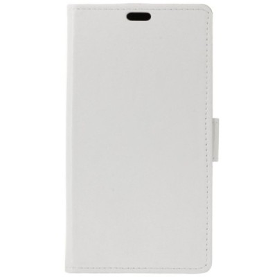 Samsung Galaxy J4+ atvēramais ādas balts maciņš (maks) / Vacins.lv