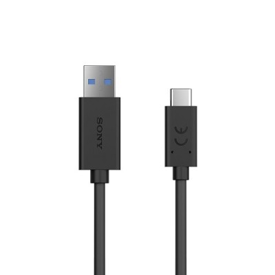 Oficialus „Sony“ Fast Charging Type-C USB raudonas laidas 1 m (UCB30, originalus) / Priedai.lt