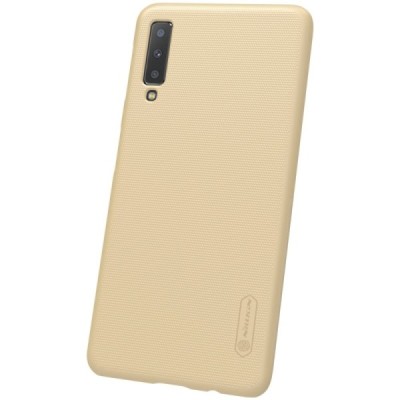 Samsung Galaxy A7 2018 Nillkin Frosted Shield zelta plastmasas apvalks / vacins.lv