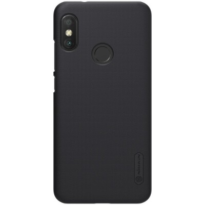 Xiaomi Redmi 6 Pro (Mi A2 Lite) Nillkin Frosted Shield melns plastmasas apvalks / vacins.lv