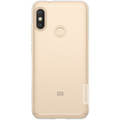 Xiaomi Redmi 6 Pro (Mi A2 Lite) Nillkin Nature plonas skaidrus (permatomas) silikoninis TPU bespalvis dėklas / Priedai.lt