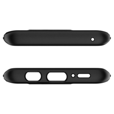 Samsung Galaxy S9+ (G965) „Spigen“ Thin Fit 360 melns futrālis + ekrāna aizsargstikls / Vacins.lv