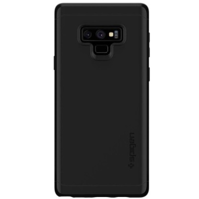 Samsung Galaxy Note 9 (N960F) „Spigen“ Thin Fit 360 melns futrālis + ekrāna aizsargstikls / Vacins.lv
