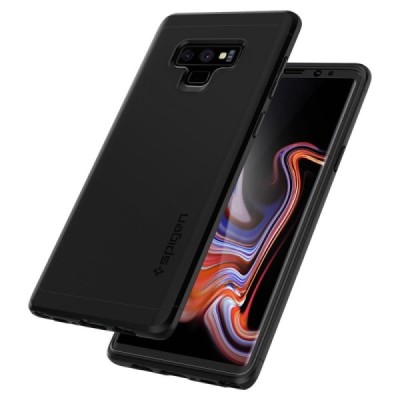Samsung Galaxy Note 9 (N960F) „Spigen“ Thin Fit 360 melns futrālis + ekrāna aizsargstikls / Vacins.lv