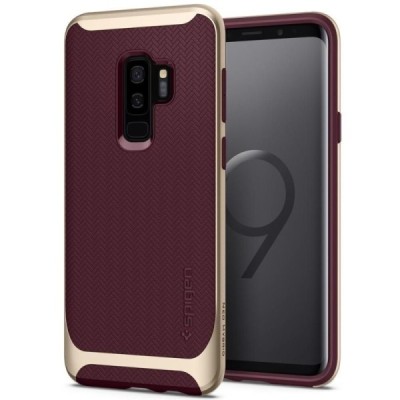 „Spigen“ Neo Hybrid sustiprintos apsaugos Samsung Galaxy S9+ (G965) bordo kieto silikono (TPU) ir plastiko dėklas / Priedai.lt