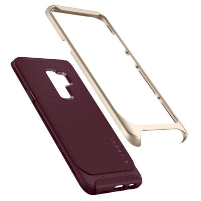 „Spigen“ Neo Hybrid sustiprintos apsaugos Samsung Galaxy S9+ (G965) bordo kieto silikono (TPU) ir plastiko dėklas / Priedai.lt