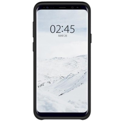 Samsung Galaxy S9+ (G965) „Spigen“ Slim Armor CS melns silikons apvalks / vacins.lv