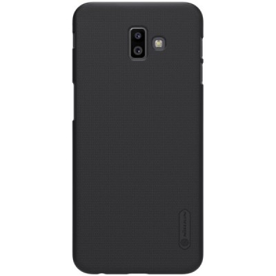 Samsung Galaxy J6+ 2018 (J610) Nillkin Frosted Shield melns plastmasas apvalks / vacins.lv