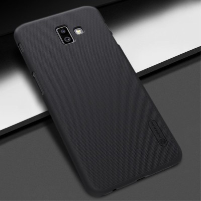 Samsung Galaxy J6+ 2018 (J610) Nillkin Frosted Shield melns plastmasas apvalks / vacins.lv