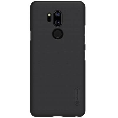 LG G7 ThinQ Nillkin Frosted Shield melns plastmasas futrālis / Vacins.lv