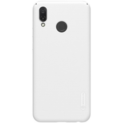 Huawei Honor Play Nillkin Frosted Shield balts plastmasas apvalks + ekrāna aizsargplēve / Vacins.lv